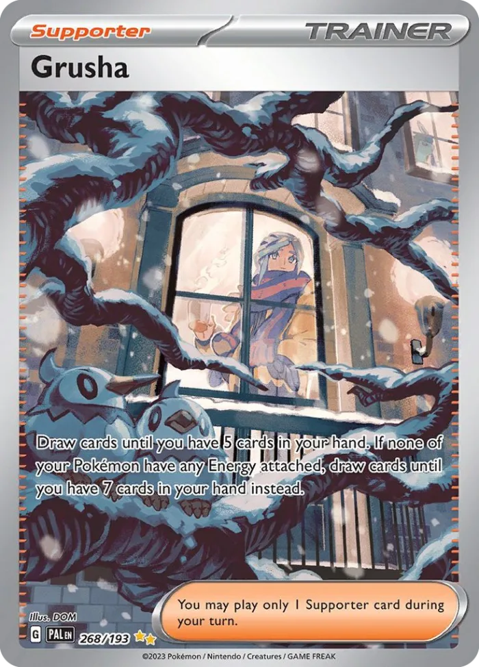Grusha #268 Paldea Evolved Pokemon card