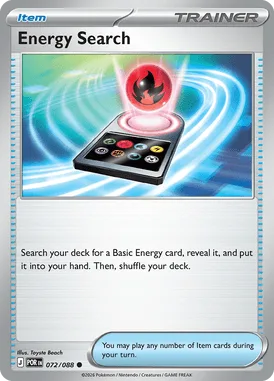 Energy Search #72 Perfect Order Pokemon card
