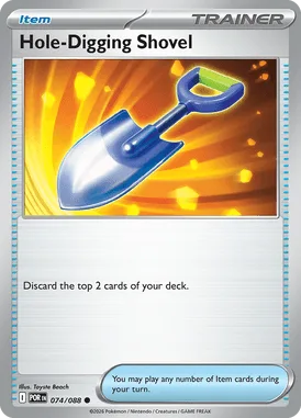 Hole-Digging Shovel #74 Perfect Order Pokemon card