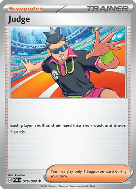 Judge #76 Perfect Order Pokemon card