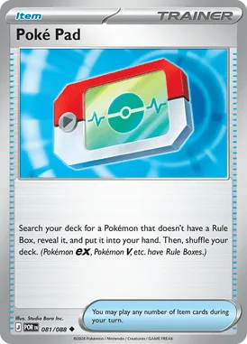 Poké Pad #81 Perfect Order Pokemon card
