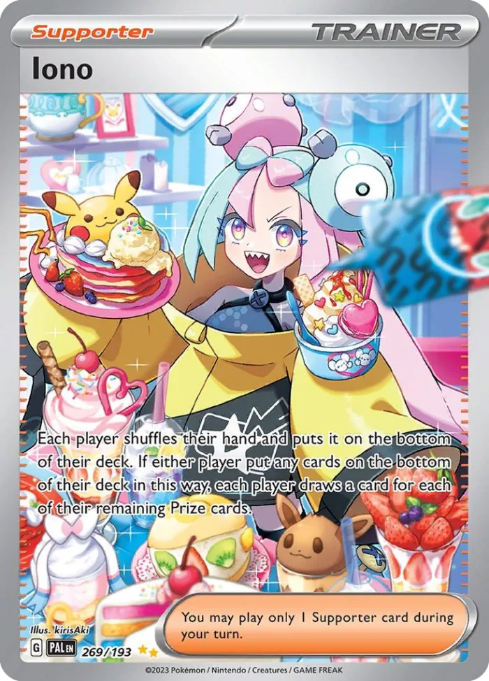 Iono #269 Paldea Evolved Pokemon card