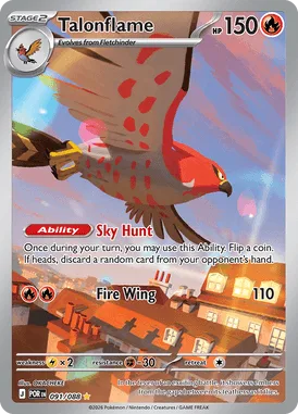 Talonflame #91 Perfect Order Pokemon card