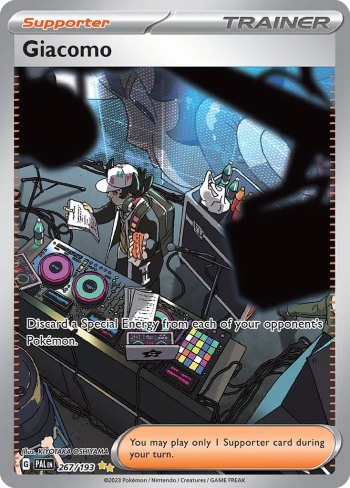 Giacomo #267 Paldea Evolved Pokemon card