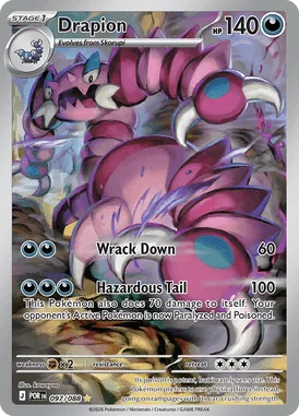 Drapion #97 Perfect Order Pokemon card