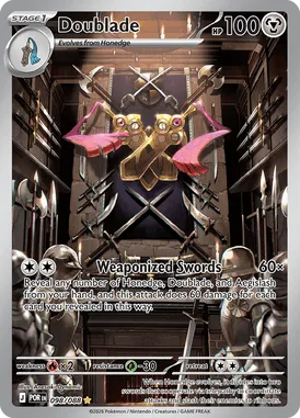 Doublade #98 Perfect Order Pokemon card