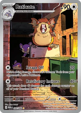 Raticate #99 Perfect Order Pokemon card