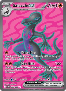 Salazzle ex #101 Perfect Order Pokemon card