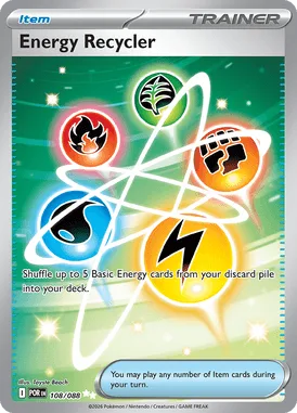 Energy Recycler #108 Perfect Order Pokemon card