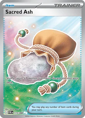 Sacred Ash #115 Perfect Order Pokemon card