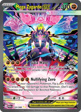 Mega Zygarde ex #120 Perfect Order Pokemon card