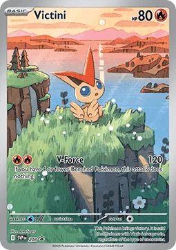 Victini #SVP 208 SV Black Star Promos Pokemon card