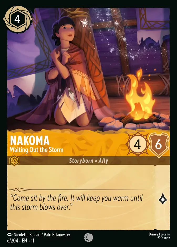 Nakoma #6 Winterspell Disney Lorcana card