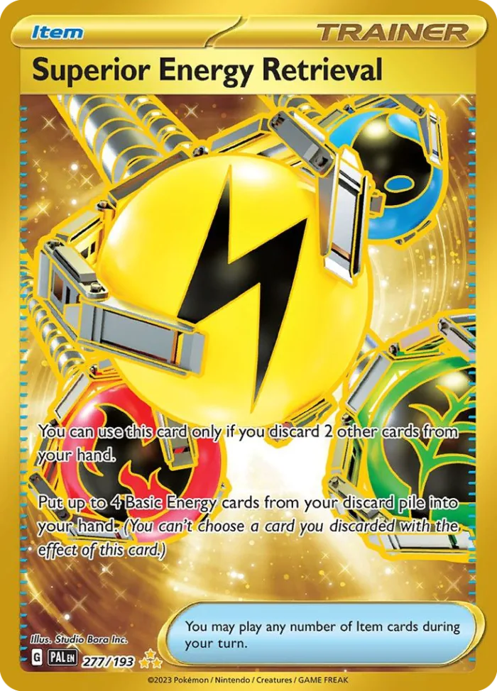 Superior Energy Retrieval #277 Paldea Evolved Pokemon card