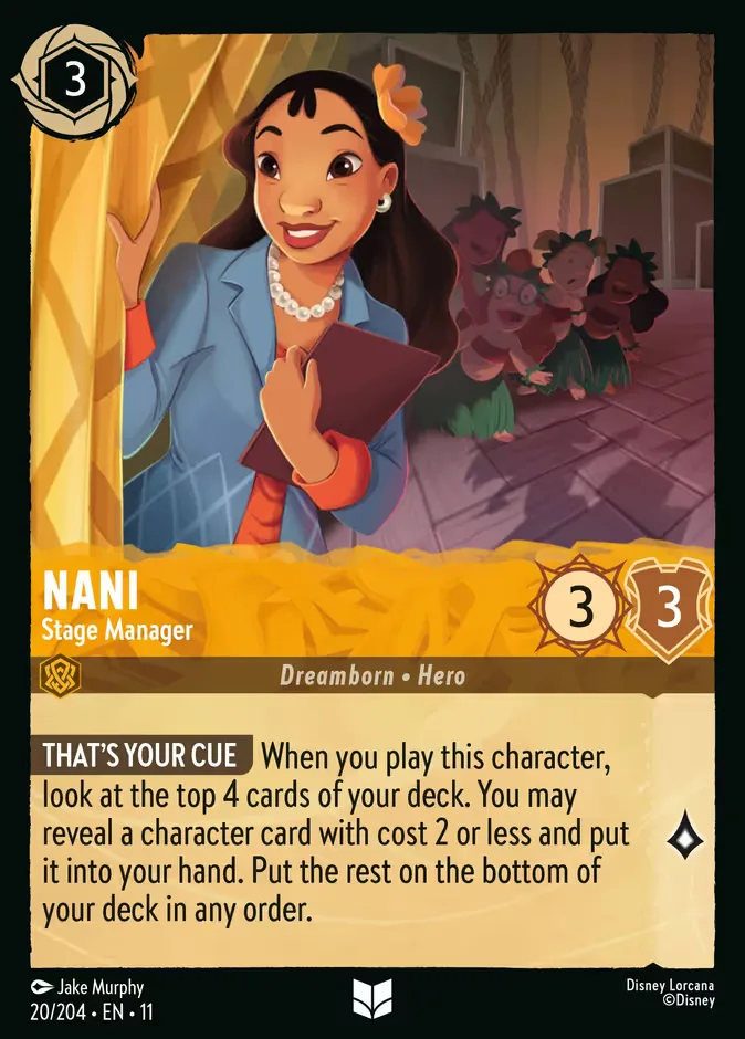 Nani #20 Winterspell Disney Lorcana card
