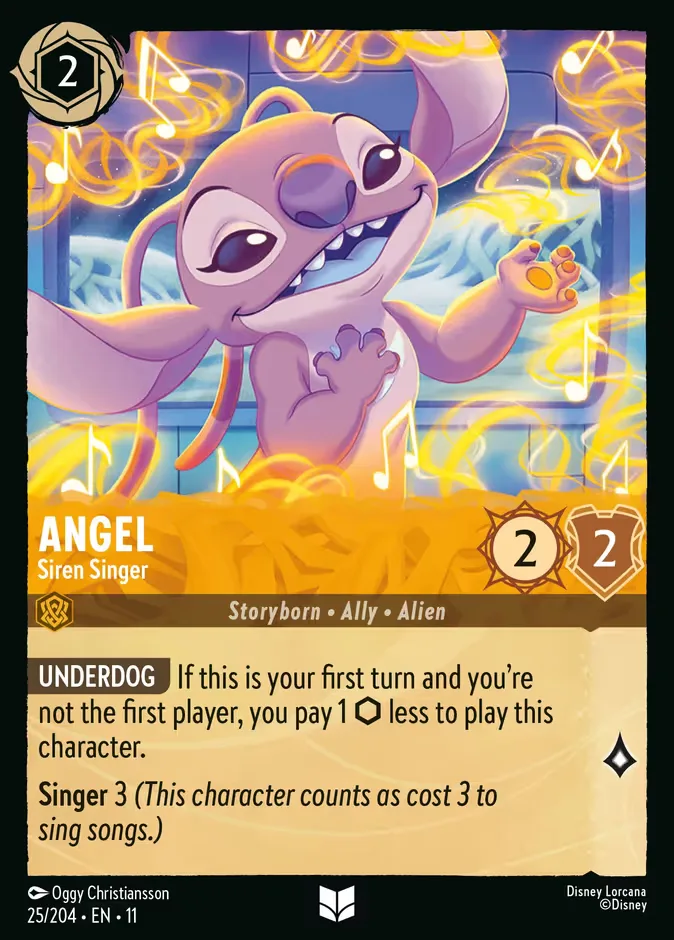 Angel #25 Winterspell Disney Lorcana card