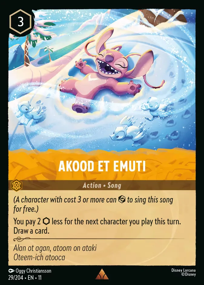 Akood et Emuti #29 Winterspell Disney Lorcana card