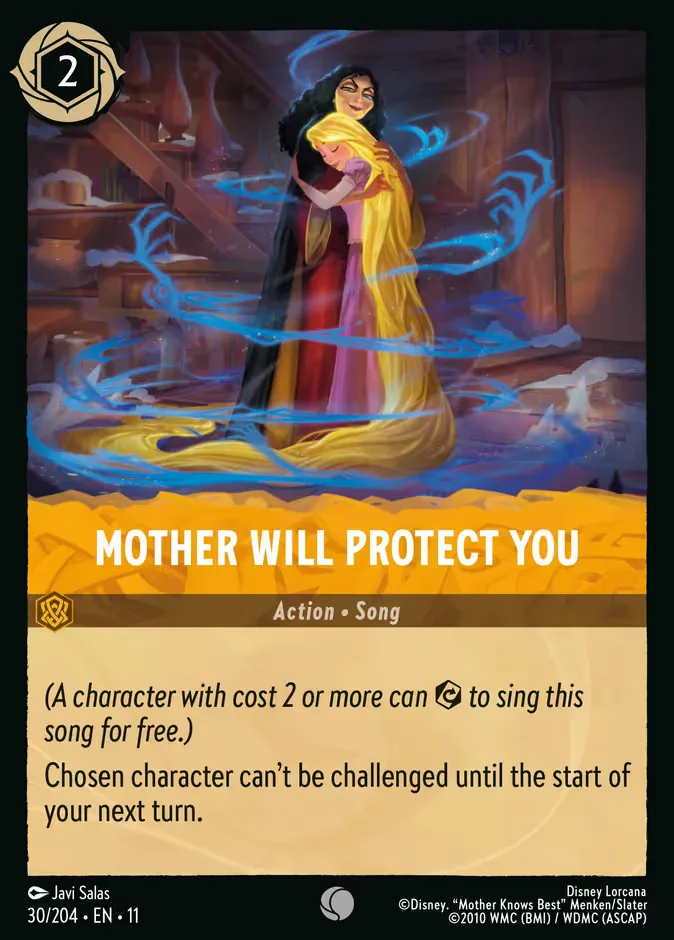 Mother Will Protect You #30 Winterspell Disney Lorcana card