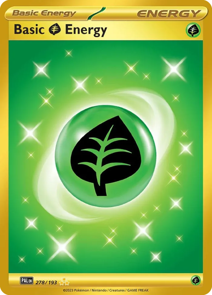 Basic Grass Energy #278 Paldea Evolved Pokemon card