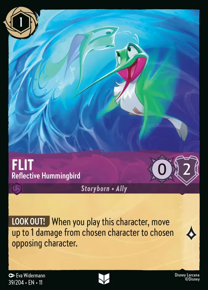 Flit #39 Winterspell Disney Lorcana card