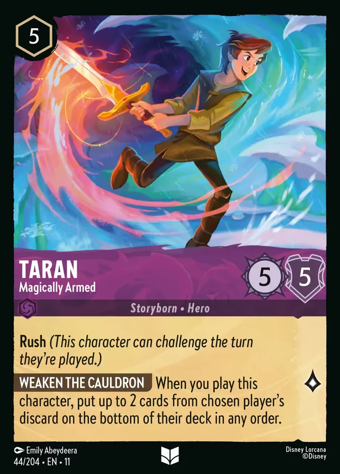 Taran #44 Winterspell Disney Lorcana card