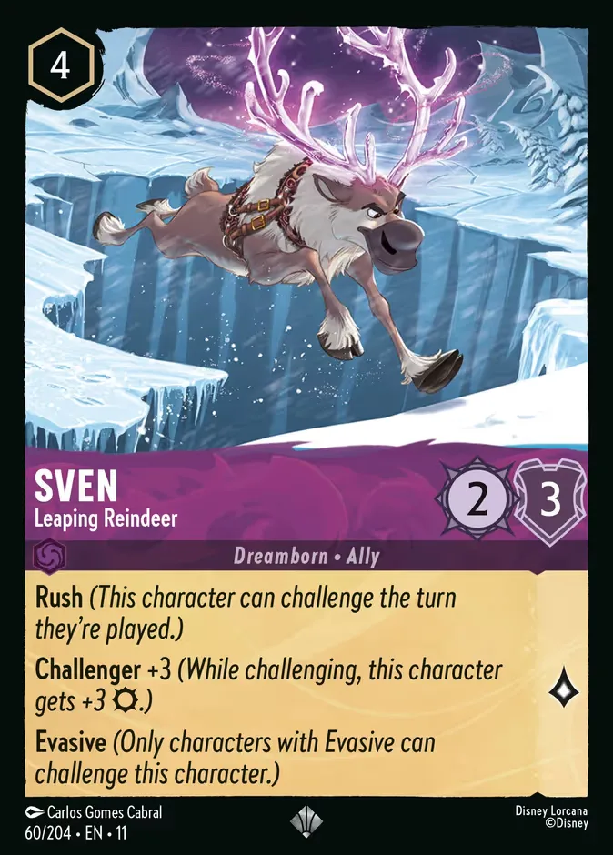 Sven #60 Winterspell Disney Lorcana card