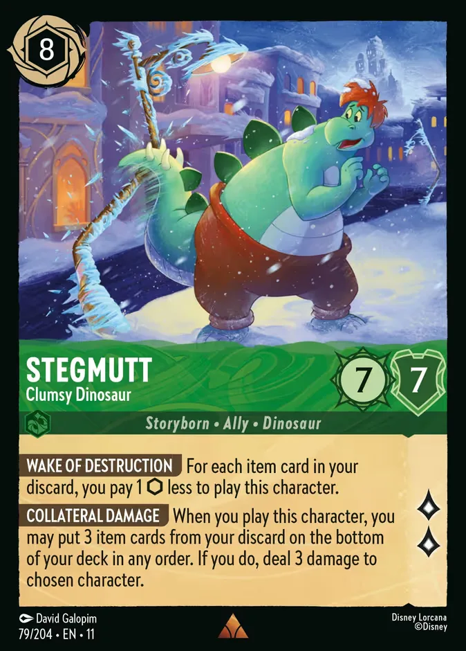 Stegmutt #79 Winterspell Disney Lorcana card