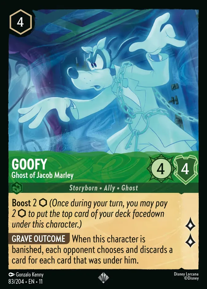 Goofy #83 Winterspell Disney Lorcana card