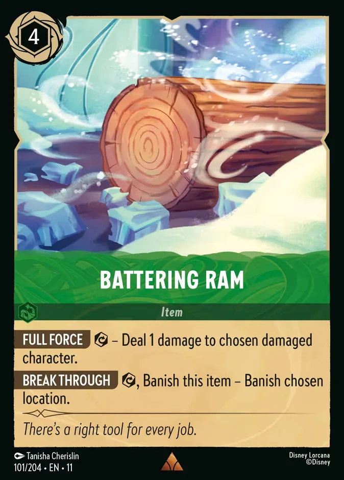 Battering Ram #101 Winterspell Disney Lorcana card