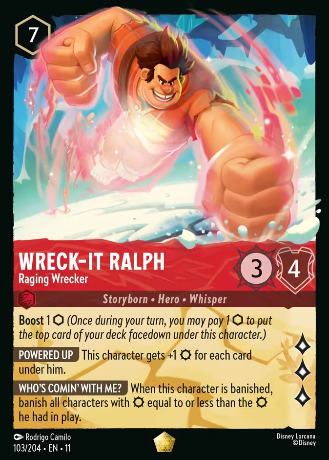 Wreck-it Ralph #103 Winterspell Disney Lorcana card