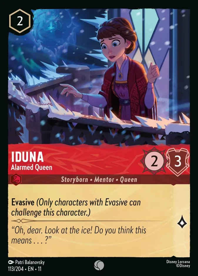 Iduna #113 Winterspell Disney Lorcana card