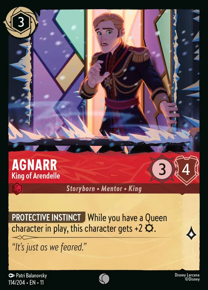 Agnarr #114 Winterspell Disney Lorcana card