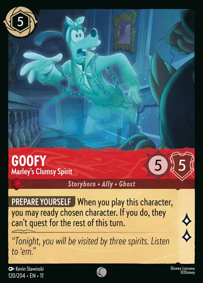 Goofy #120 Winterspell Disney Lorcana card