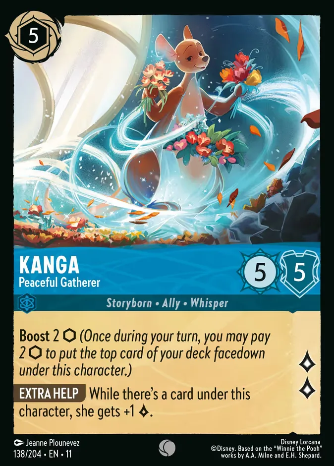 Kanga #138 Winterspell Disney Lorcana card