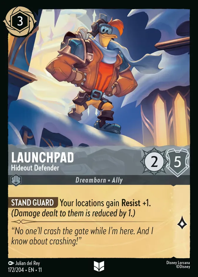 Launchpad #172 Winterspell Disney Lorcana card