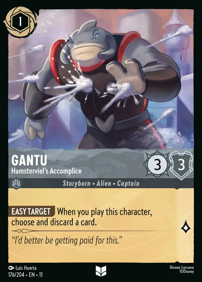 Gantu #176 Winterspell Disney Lorcana card