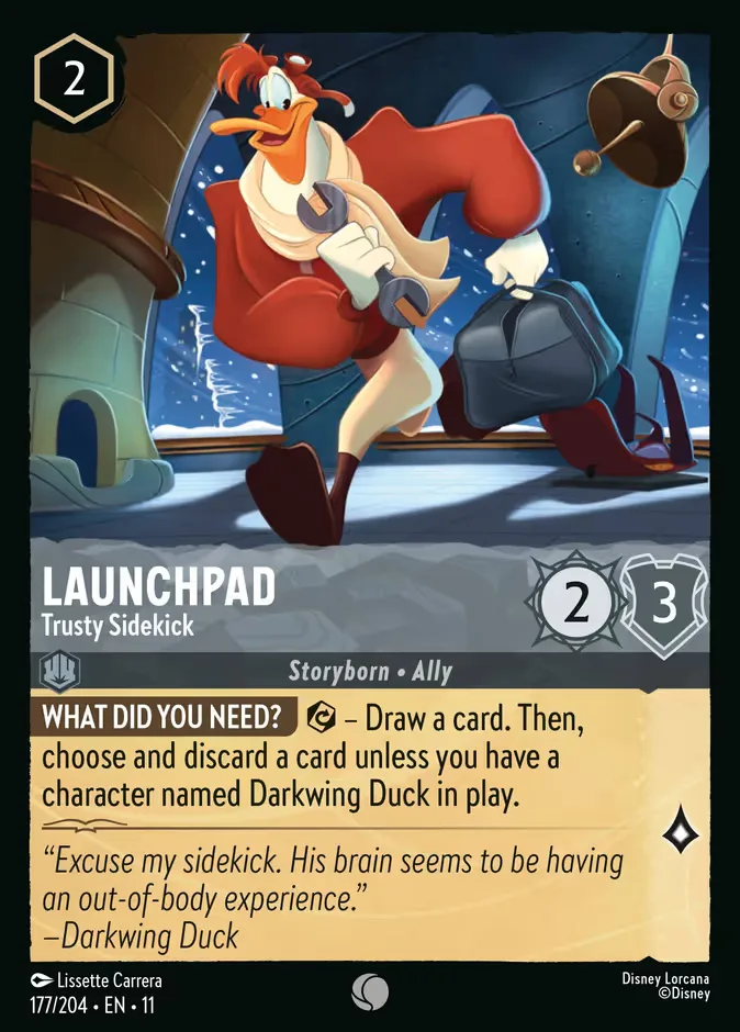 Launchpad #177 Winterspell Disney Lorcana card