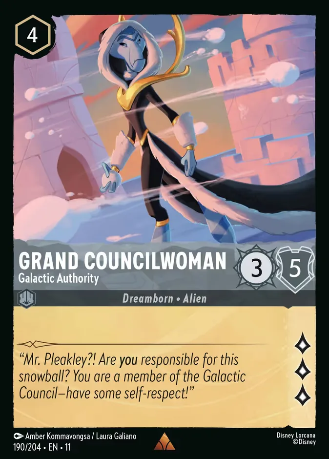 Grand Councilwoman #190 Winterspell Disney Lorcana card
