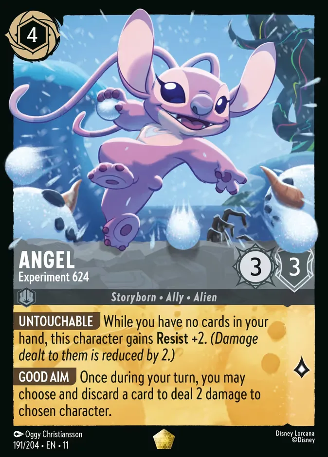 Angel #191 Winterspell Disney Lorcana card