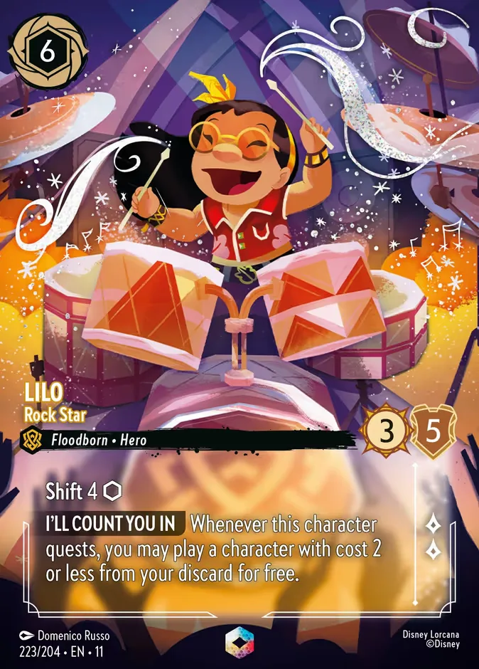 Lilo #223 Winterspell Disney Lorcana card