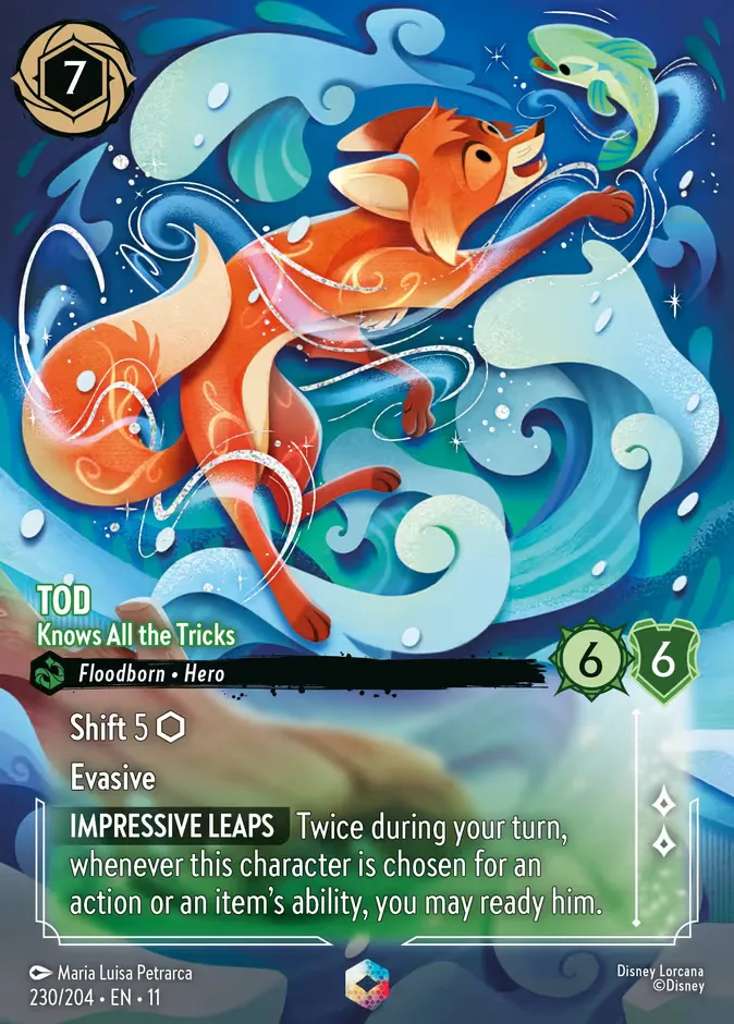 Tod #230 Winterspell Disney Lorcana card