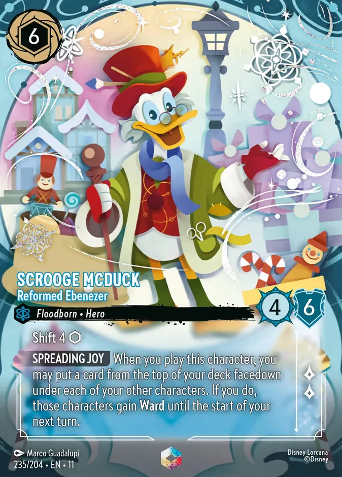 Scrooge McDuck #235 Winterspell Disney Lorcana card