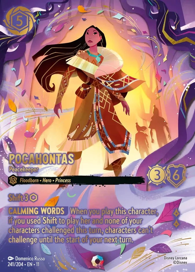 Pocahontas #241 Winterspell Disney Lorcana card