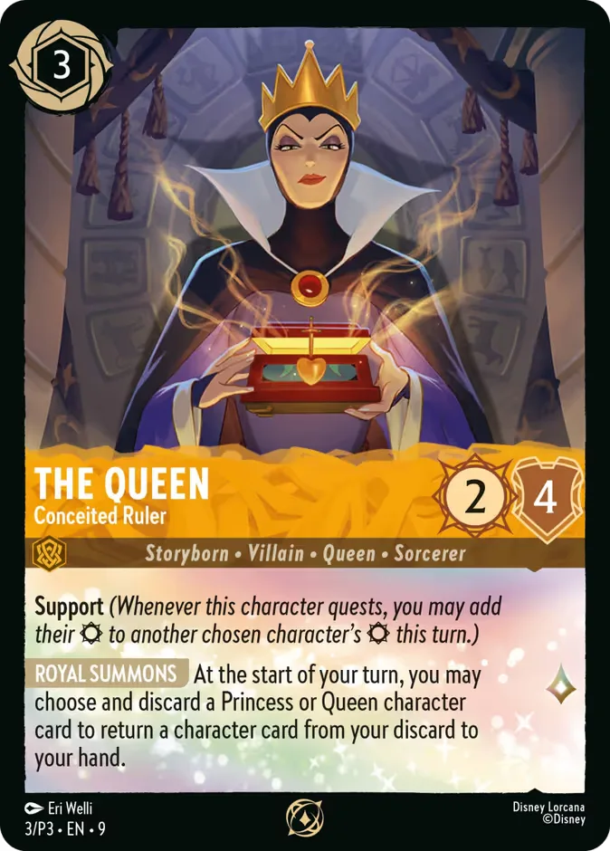 The Queen #3 Promo Set 3 Disney Lorcana card