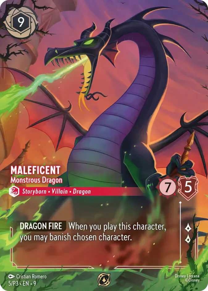 Maleficent #5 Promo Set 3 Disney Lorcana card