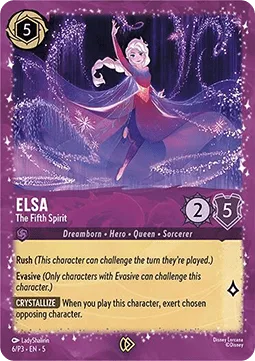 Elsa #6 Promo Set 3 Disney Lorcana card