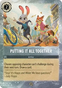 Putting It All Together #27 Promo Set 3 Disney Lorcana card