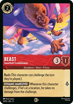 Beast #31 Promo Set 3 Disney Lorcana card