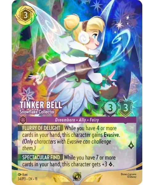 Tinker Bell #34 Promo Set 3 Disney Lorcana card
