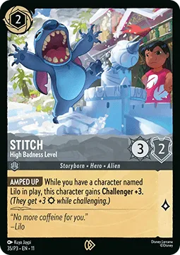 Stitch #35 Promo Set 3 Disney Lorcana card